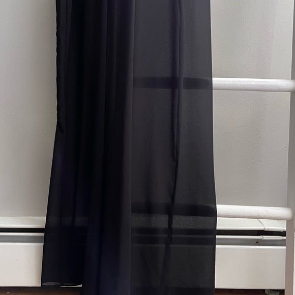 NWT Show Me Your Mumu S Black Jolie Sheer Slip Dress Maxi Chiffon Low Back - Picture 10 of 13